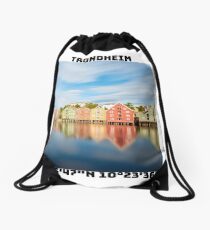 Trondheim Co-Ordinates Drawstring Bag