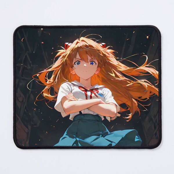 Item preview, Asuka Langley Soryu Neon Genesis Evangelion Anime Girl Waifu Dark Depths designed and sold by TanglenRabbit.