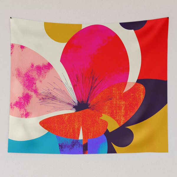 Item preview, Vibrant Modern Floral designed and sold by joycrysstudio.