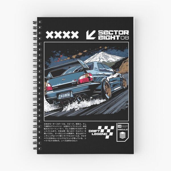 Item preview, JDM Mount Fuji Night Drift – Subaru WRX STI Street Racing Illustration  designed and sold by SECTOR EIGHT.