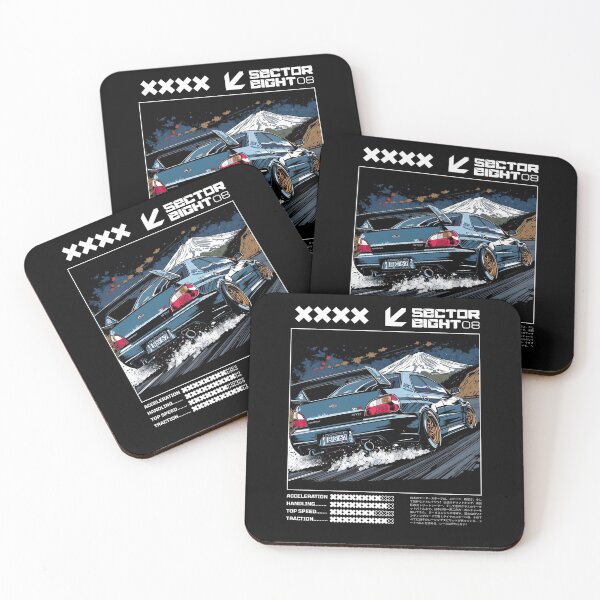 Item preview, JDM Mount Fuji Night Drift – Subaru WRX STI Street Racing Illustration  designed and sold by SECTOR EIGHT.