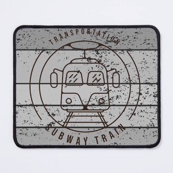 Item preview, Next Stop Anywhere – Vintage Subway Metro Train Travel Graphic designed and sold by ArcticFoxStudio.