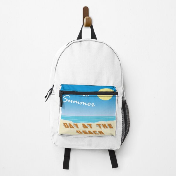 Item preview, Day at the Beach Sunset Hammock Palm Tree Relaxation Art designed and sold by PixelWaveBD.
