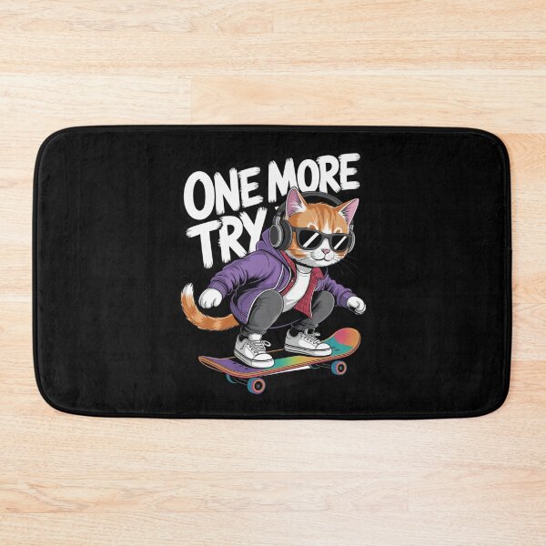 Item preview, graffiti cat skater – board tricks - streetwear - kickflip - skateboarding - skater - skate life - skate culture  - Skateboarding animal designed and sold by JansenGS.
