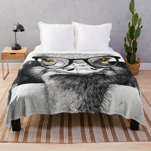 Item preview, Ostrich in glasses poses playfully designed and sold by anytka.