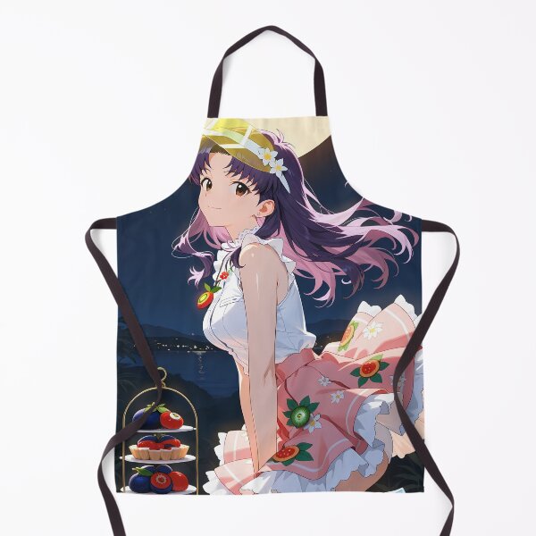 Item preview, Misato Katsuragi Neon Genesis Evangelion Anime Girl Waifu Dreamy Night designed and sold by TanglenRabbit.