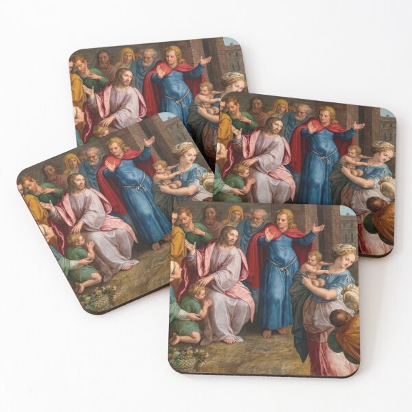 Item preview, Let the Little Children Come to Me Painting designed and sold by TheSoulOfArt.