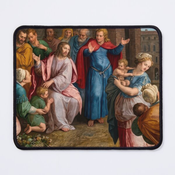 Item preview, Let the Little Children Come to Me Painting designed and sold by TheSoulOfArt.
