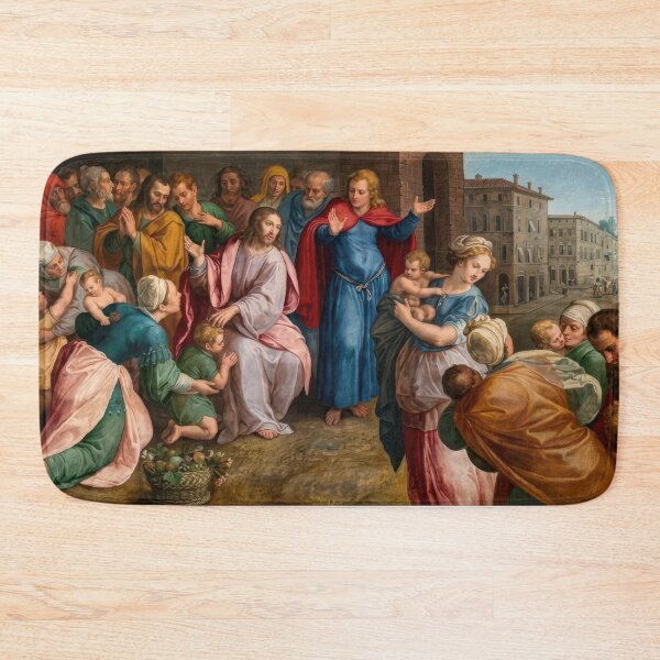 Item preview, Let the Little Children Come to Me Painting designed and sold by TheSoulOfArt.