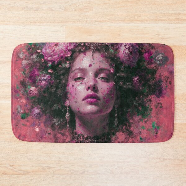 Item preview, Floral Queen Portrait designed and sold by joycrysstudio.
