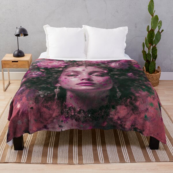 Item preview, Floral Queen Portrait designed and sold by joycrysstudio.