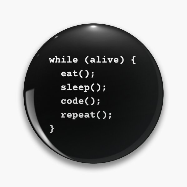 Aperçu de l'œuvre Boucle du cycle de vie du programmeur (boucle while) créée et vendue par MotionBanana Art.