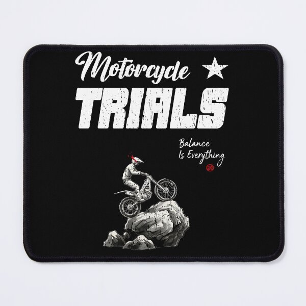 Item preview, Motorcycle Trials Balance Is Everything Rider Rock Extreme Sport Art trial riders trial fans motorcycle extreme motorsport trial team designed and sold by Jt41.