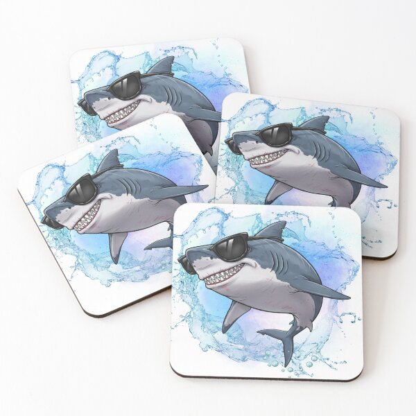 Item preview, Funny Shark With Sunglasses | Cool Shark Art designed and sold by ChenEngEng.