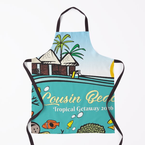 Item preview, Cousins Beach Tropical Getaway 2026 Ocean Life Illustration designed and sold by PixelWaveBD.