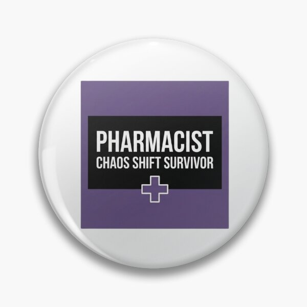 Item preview, Pharmacist Chaos Shift Survivor Minimalist Gift Sticker designed and sold by OrikuStudio.