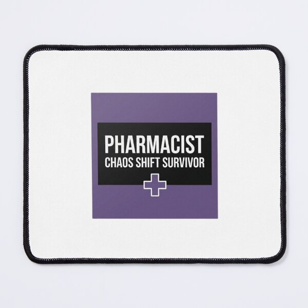Item preview, Pharmacist Chaos Shift Survivor Minimalist Gift Sticker designed and sold by OrikuStudio.
