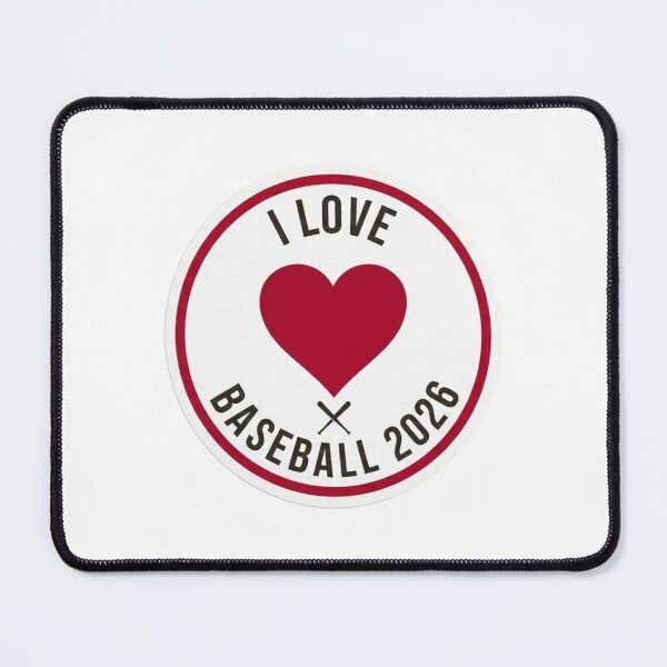 Item preview, I Love Baseball 2026 Japan Heart Emblem designed and sold by POP-BAY-JP.