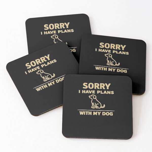 Item preview, Sorry I Have Plans With My Dog Shirt – Funny Dog Lover Humor designed and sold by AdicretorDesign.