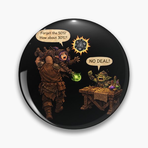 Item preview, DnD Critical Failure Charisma - Warlock designed and sold by ChaosCultCreations.co.