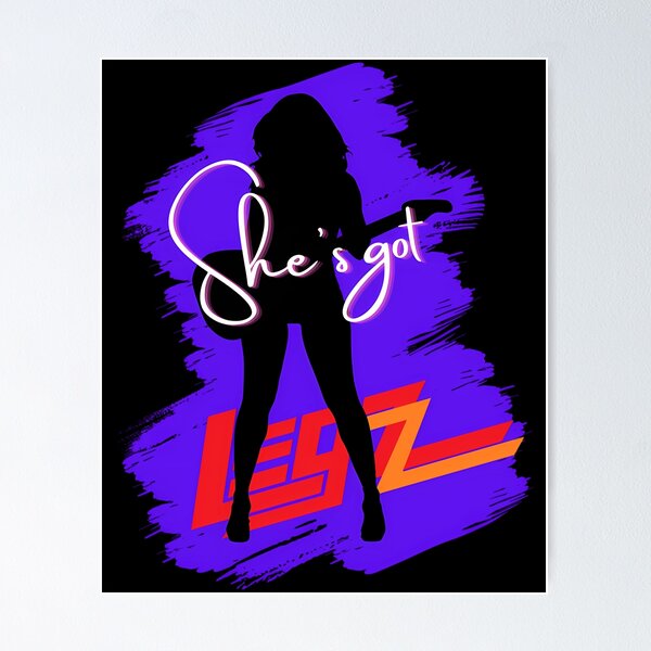 Item preview, She's Got LegzzPurple  designed and sold by AuthenticoStore.