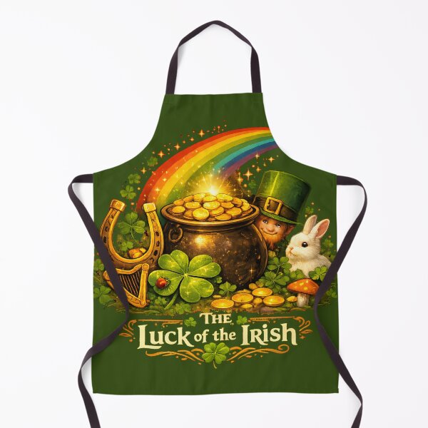 Item preview, The Luck of the Irish – Pot of Gold Rainbow St. Patrick’s Day designed and sold by Rough Sketches – Ireland Inspired Art.