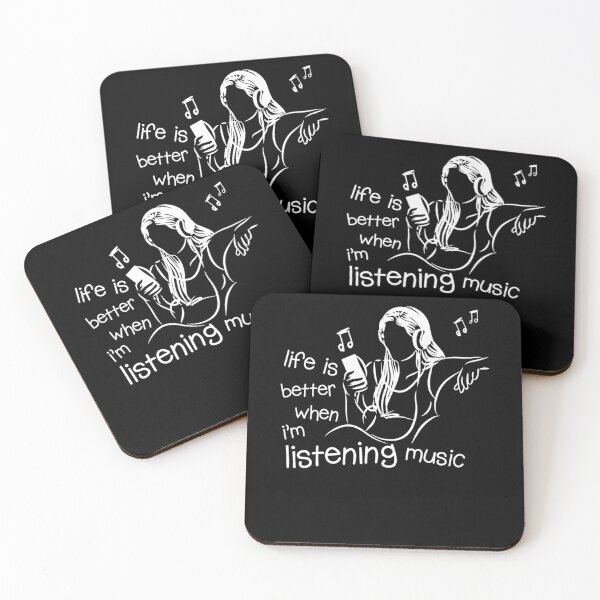 Item preview, Life is better when i'm listening music  designed and sold by RanKuma.