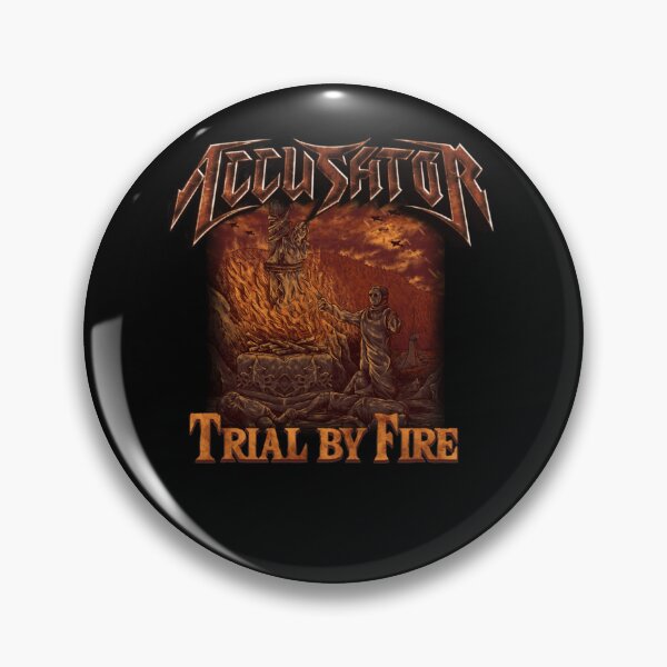 Item preview, Accusator logo Trial By Fire designed and sold by ronimir.