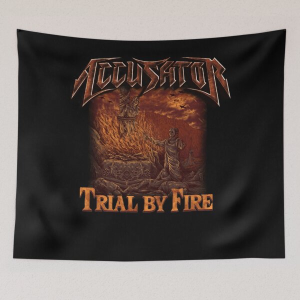 Item preview, Accusator logo Trial By Fire designed and sold by ronimir.