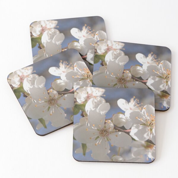 Item preview, Dreamy White Blossoms in a Bright Blue Sky designed and sold by vikko-art.