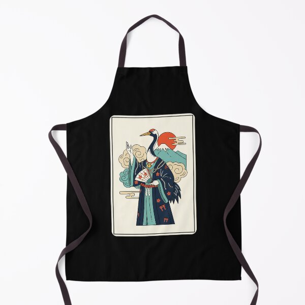 Item preview, Crane Kimono Japanese Retro Ukiyo Style Illustration designed and sold by JordynLadukeg65.