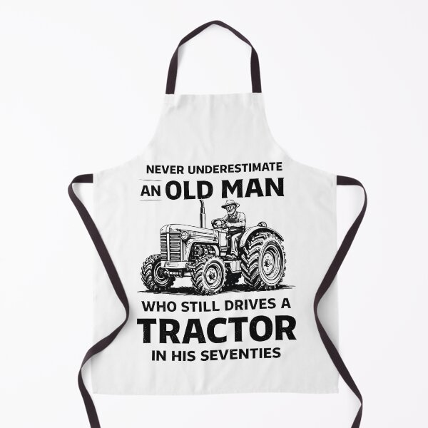 Item preview, Never Underestimate An Old Man Drives A Tractor designed and sold by JODYSMORGAN.