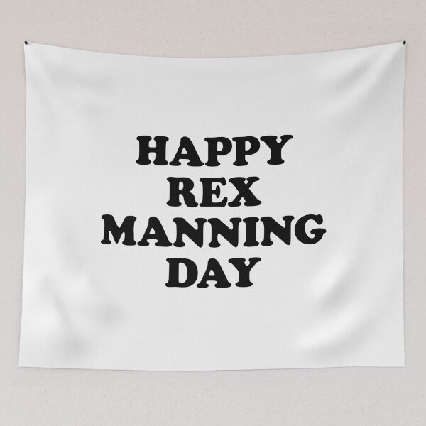 Item preview, Happy Rex Manning Day (Black) designed and sold by MelleNora.