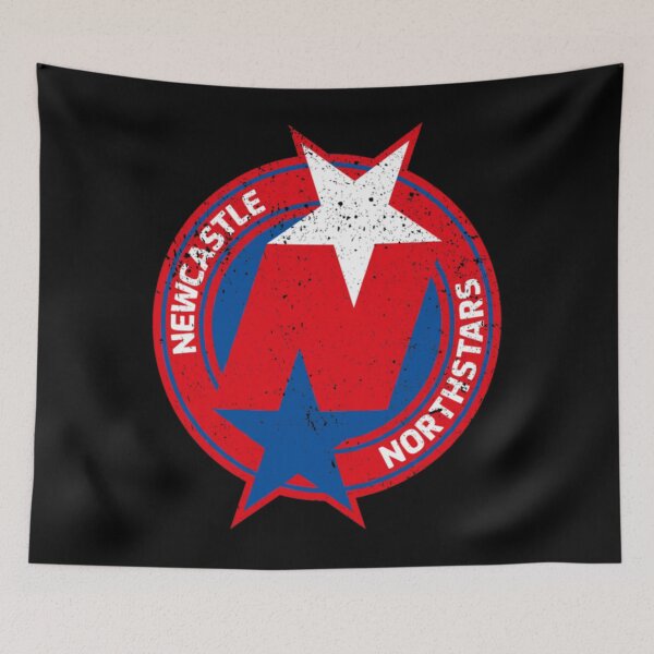 Item preview, Alternate Newcastle North Stars Logo Red Texture  designed and sold by ronimir.