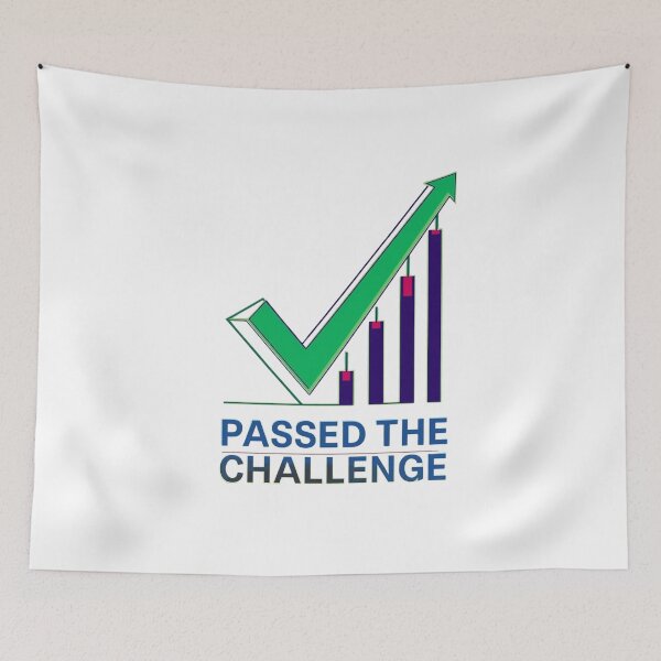 Item preview, Passed The Challenge Prop Trader Shirt designed and sold by KapiPrint.