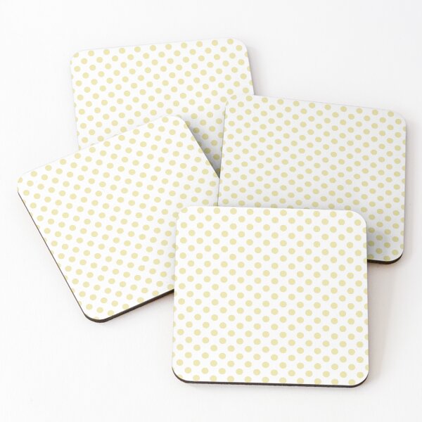 Item preview, Soft Yellow Polka Dots Pattern designed and sold by Zaya_art.
