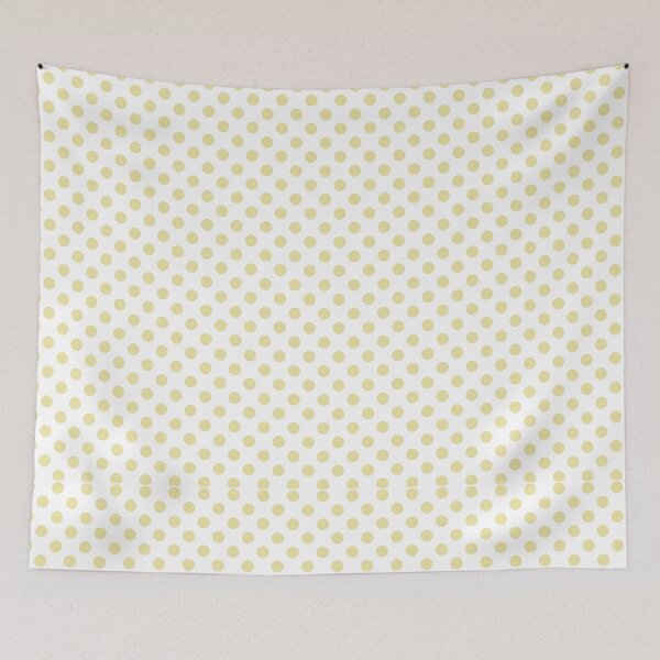 Item preview, Soft Yellow Polka Dots Pattern designed and sold by Zaya_art.