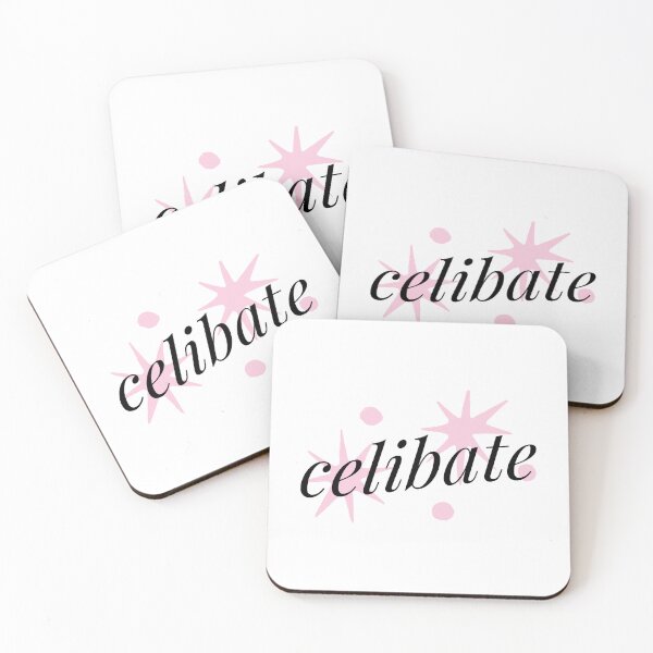 Item preview, Celibate cute text with sparkles designed and sold by TheChildfree.