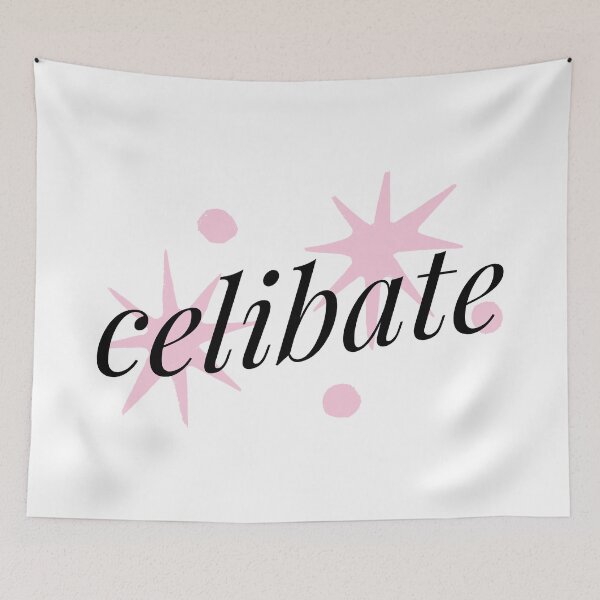Item preview, Celibate cute text with sparkles designed and sold by TheChildfree.