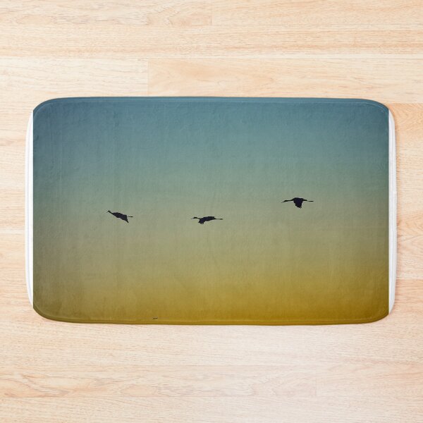 Item preview, Silhouetted Birds in Flight at Sunrise designed and sold by MercerImages.