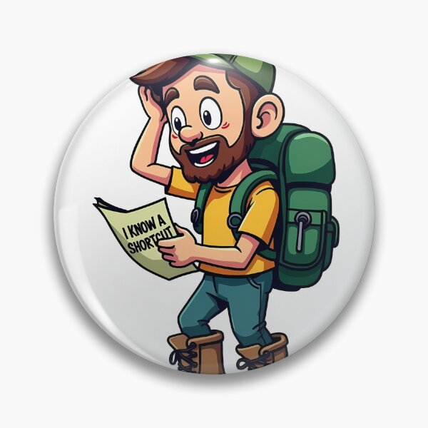 Item preview, Hiker Lost in Woods designed and sold by BysonDesigns.