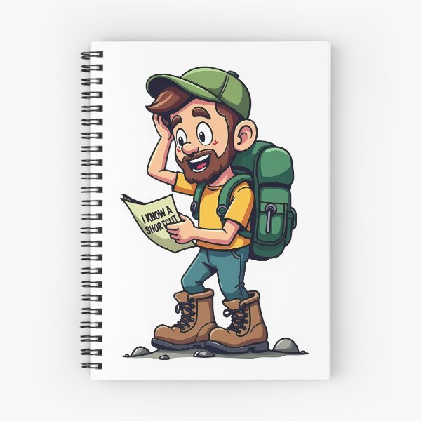 Item preview, Hiker Lost in Woods designed and sold by BysonDesigns.