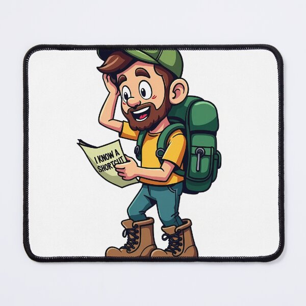 Item preview, Hiker Lost in Woods designed and sold by BysonDesigns.