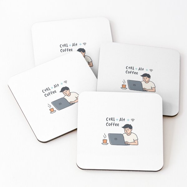 Item preview, Ctrl + Alt + Coffee – Home Office Hero Design designed and sold by HomeOfficeHero.