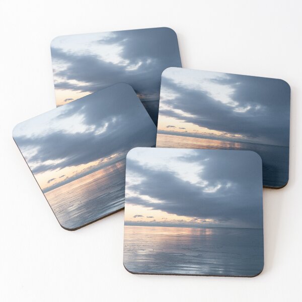 Item preview, Icy Cloudscape - Clearing Sky Over Calm Freezing Waters designed and sold by Georgia Mizuleva.