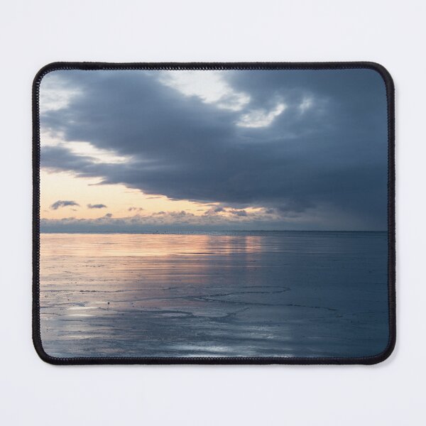 Item preview, Icy Cloudscape - Clearing Sky Over Calm Freezing Waters designed and sold by Georgia Mizuleva.