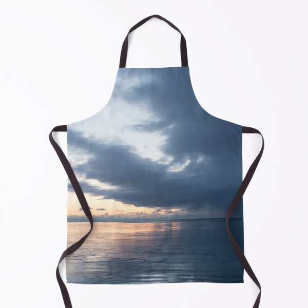 Item preview, Icy Cloudscape - Clearing Sky Over Calm Freezing Waters designed and sold by Georgia Mizuleva.