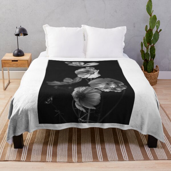 Item preview, Flowers In the Dark Black and White Photographic Print designed and sold by Mother-Nature65.