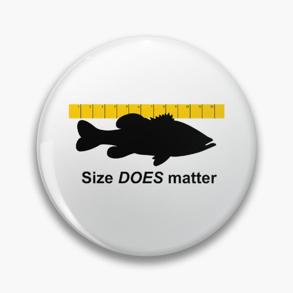 Item preview, Size does matter - fishing T-shirt  designed and sold by Boo3oo.
