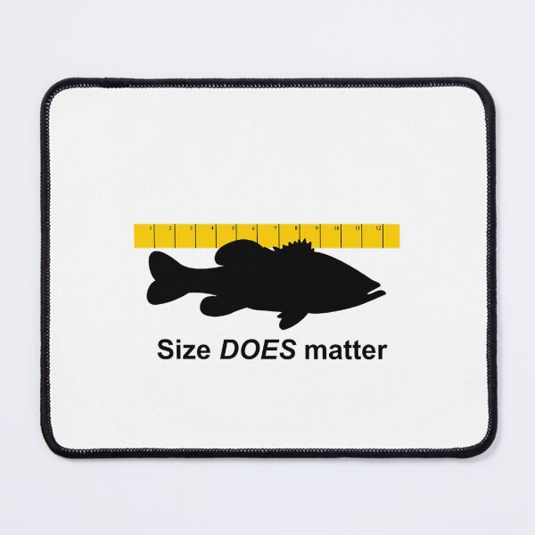 Item preview, Size does matter - fishing T-shirt  designed and sold by Boo3oo.